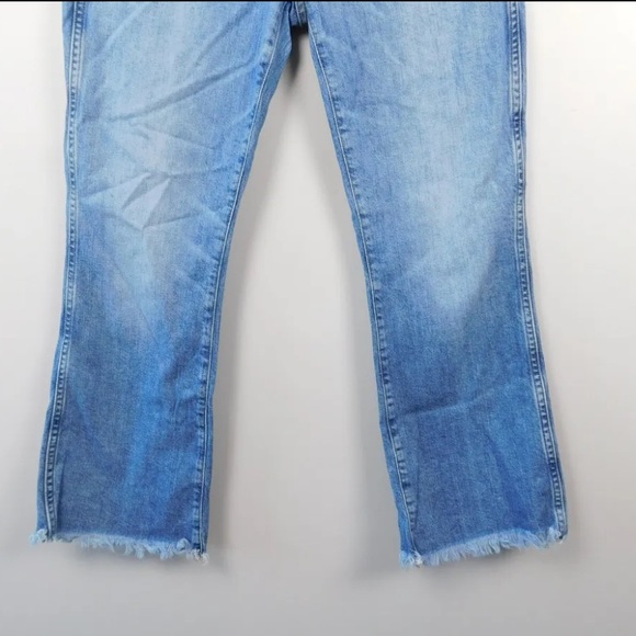 Madewell Cali Demi Boot Raw Hem Jeans, Size 29 - Picture 2 of 9